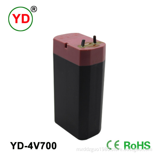 Round Shape 80g 4V700mAh Sealed Lead Acid Battery